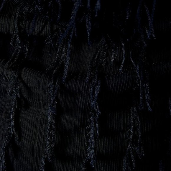 NWT Zara Fringed Bodysuit Black - Picture 7 of 9
